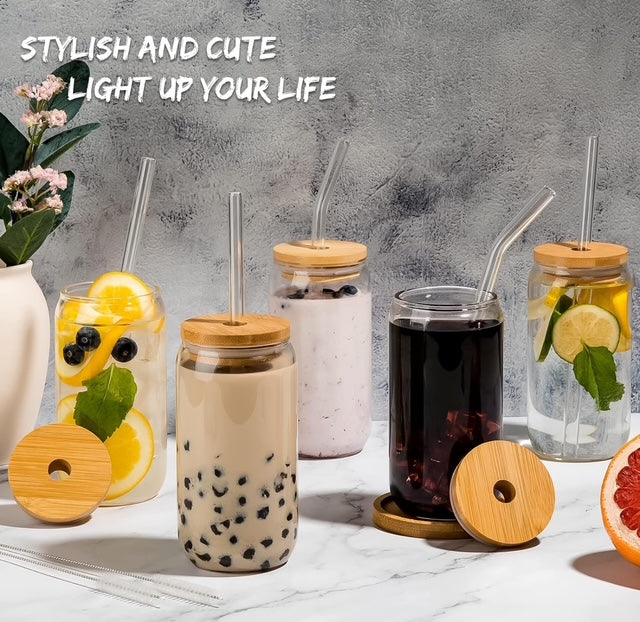 16oz Tumbler with bamboo lid