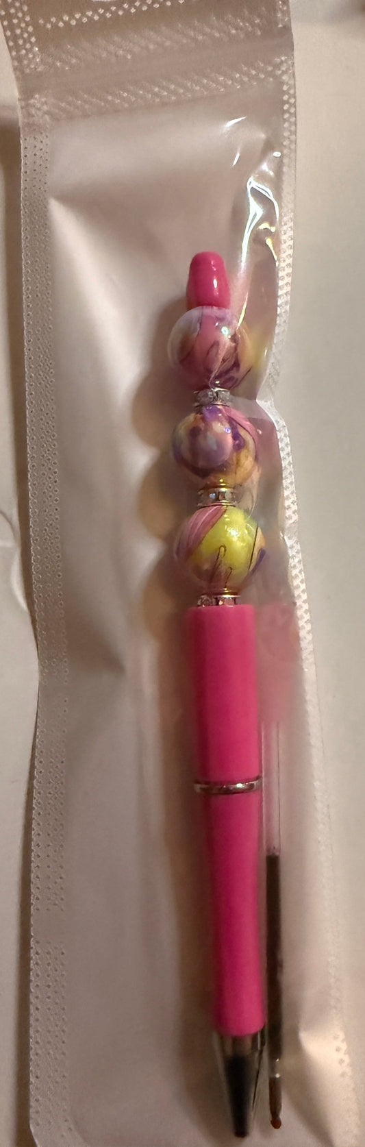 Hot pink pen